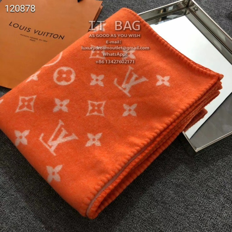 Louis Vuitton NEO Monogram Blanket Orange 1